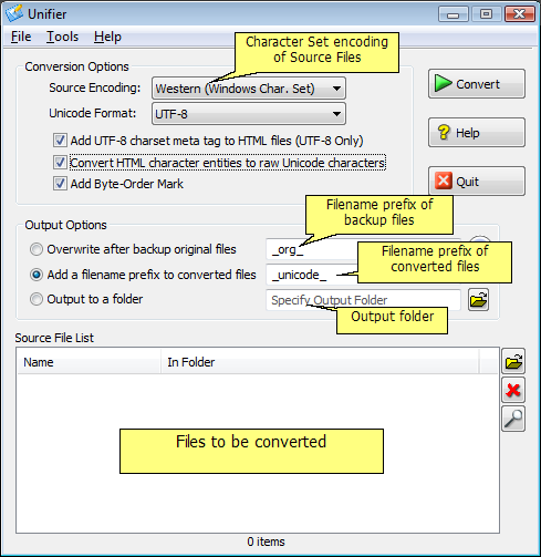 user interface overview